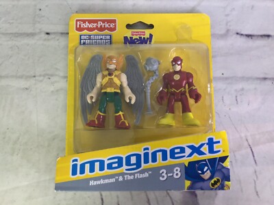 Fisher Price Imaginext DC Super Friends Hawkman and The Flash Toy Mini  Figures