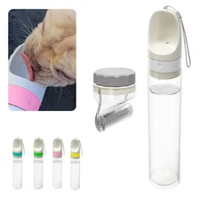 Dog Water Bottle Pet Dispenser Portable Foldable Leak Proof with Drinking Bowl