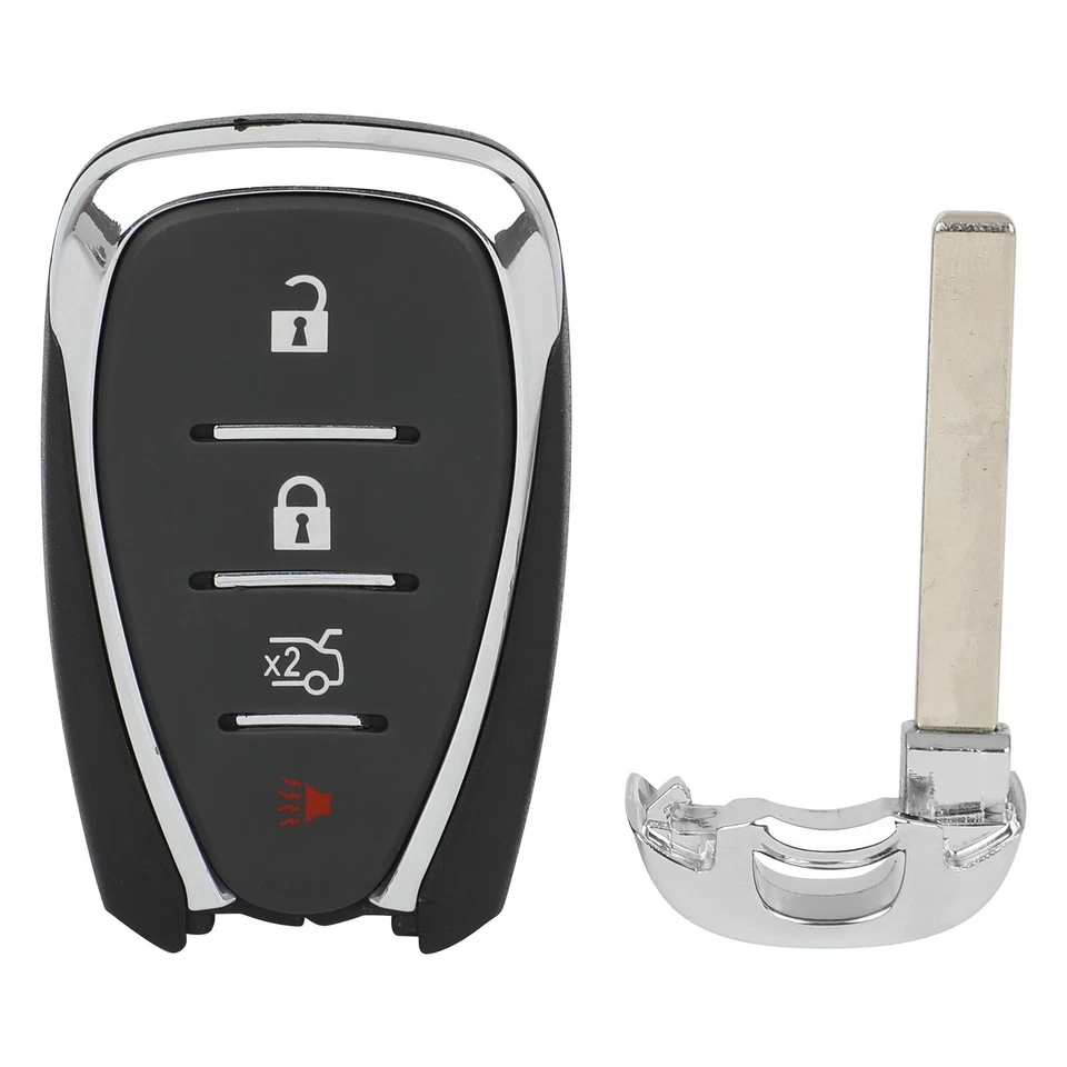 2x Para Chevy Malibu Camaro 2016-2021 Controle Remoto Chaveiro Estojo Sem Cortes - Imagem 3 de 4