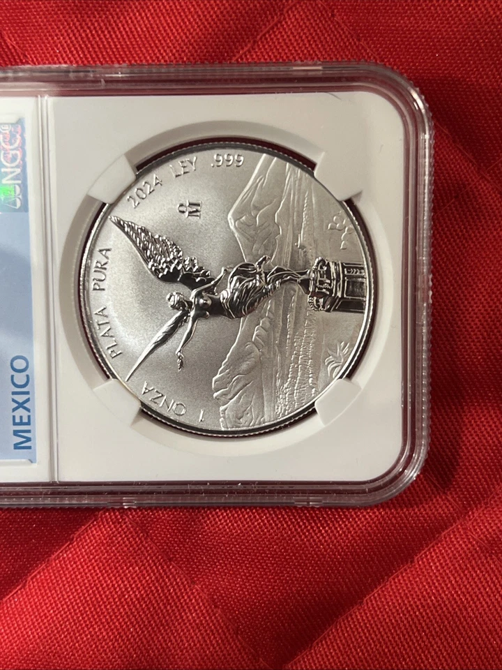 2024 Mexico 1 Onza Silver Reverse Proof Libertad NGC RPR 70 FR Mexico 🇲🇽 Label - Image 2 of 4