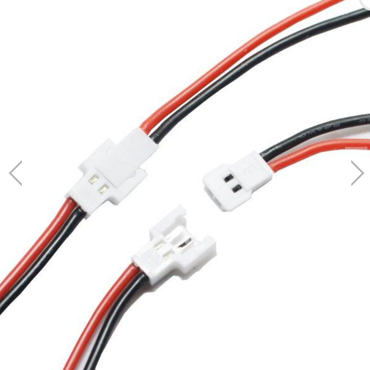 Adattatore Cavo 2 Pin JST Walkera Per Batterie LiPo - Prolunga Per Ricarica, 5 Cm, Per Modellismo RC