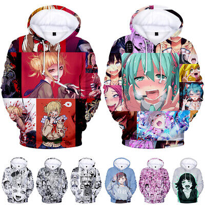 anime face sweatshirt