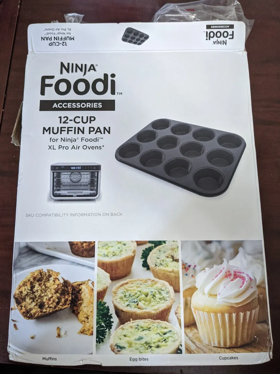 Ninja B30212 Foodi NeverStick Premium 12 Cup Muffin Pan
