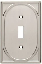 Cambray Single Switch Wall Plate - Satin Nickel