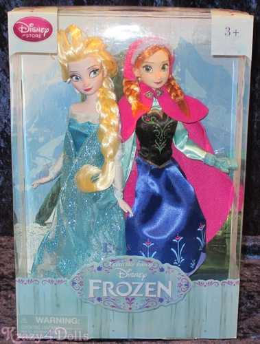 Disney First Release Frozen Classic Doll Set Anna and Elsa New!