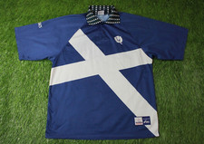 SCOTLAND TEAM 1999 WORLD CUP CRICKET SHIRT JERSEY ASICS ORIGINAL SIZE XL X-LARGE