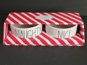 rae dunn christmas dog bowls