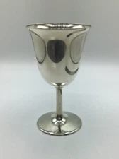 Vintage Sterling Goblet. 6 1/4”. Frank W. Smith - Clean Lines