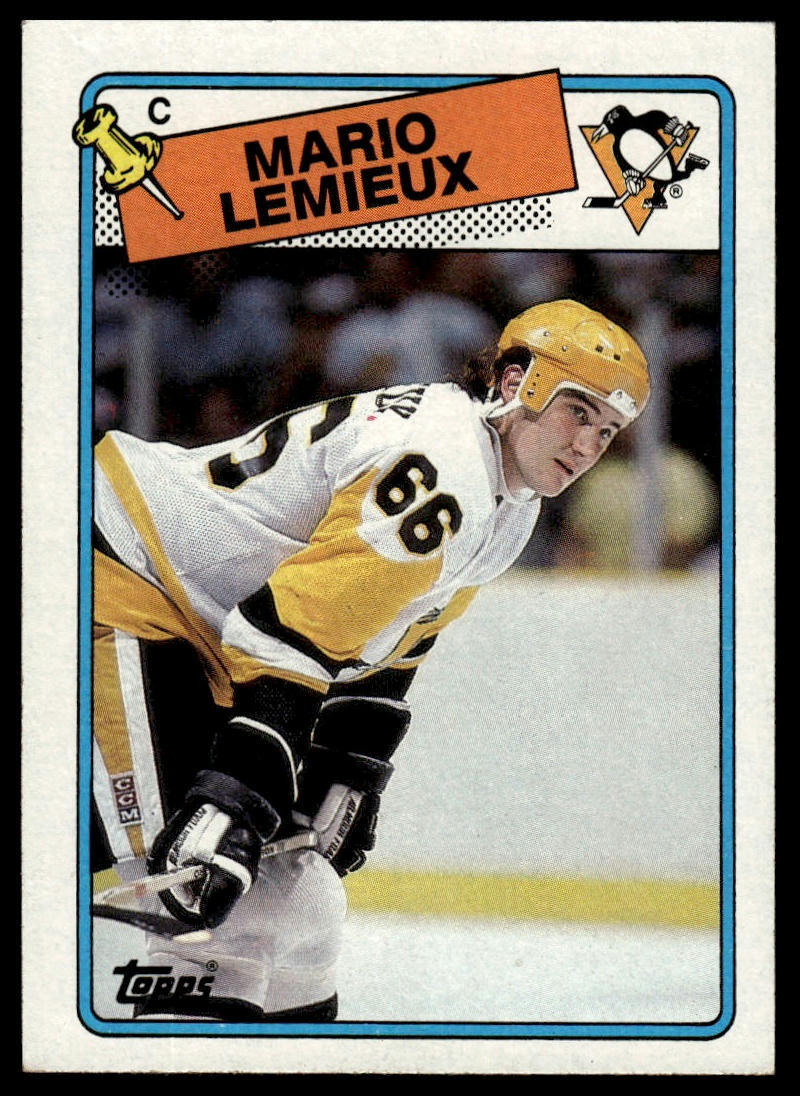 1988-89 Topps #1 Mario Lemieux
