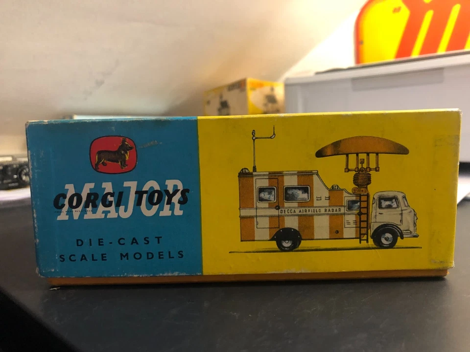 1106 MAJOR CORGI TOYS DECCA MOBILE AIRFIELD RADAR ORIGINAL BOX - Immagine 4 di 4