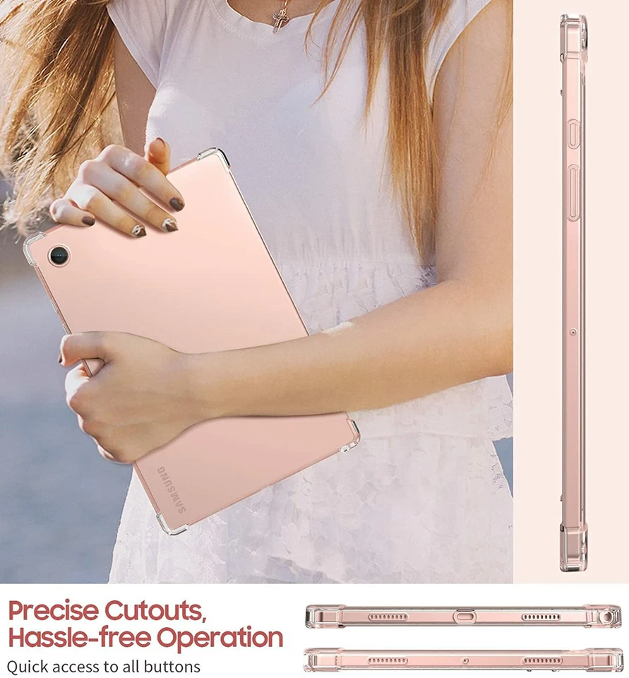 Clear Case For Samsung Galaxy Tab A 10.1 A8 10.5" S8 S7 FE S5e 11" 12.4" A7 8.7" - Image 4 of 4