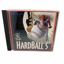 1996 HardBall 5 PC Game Baseball Sports Simulator CD-Rom Accolade