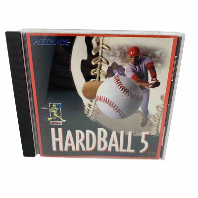 1996 HardBall 5 PC Game Baseball Sports Simulator CD-Rom Accolade
