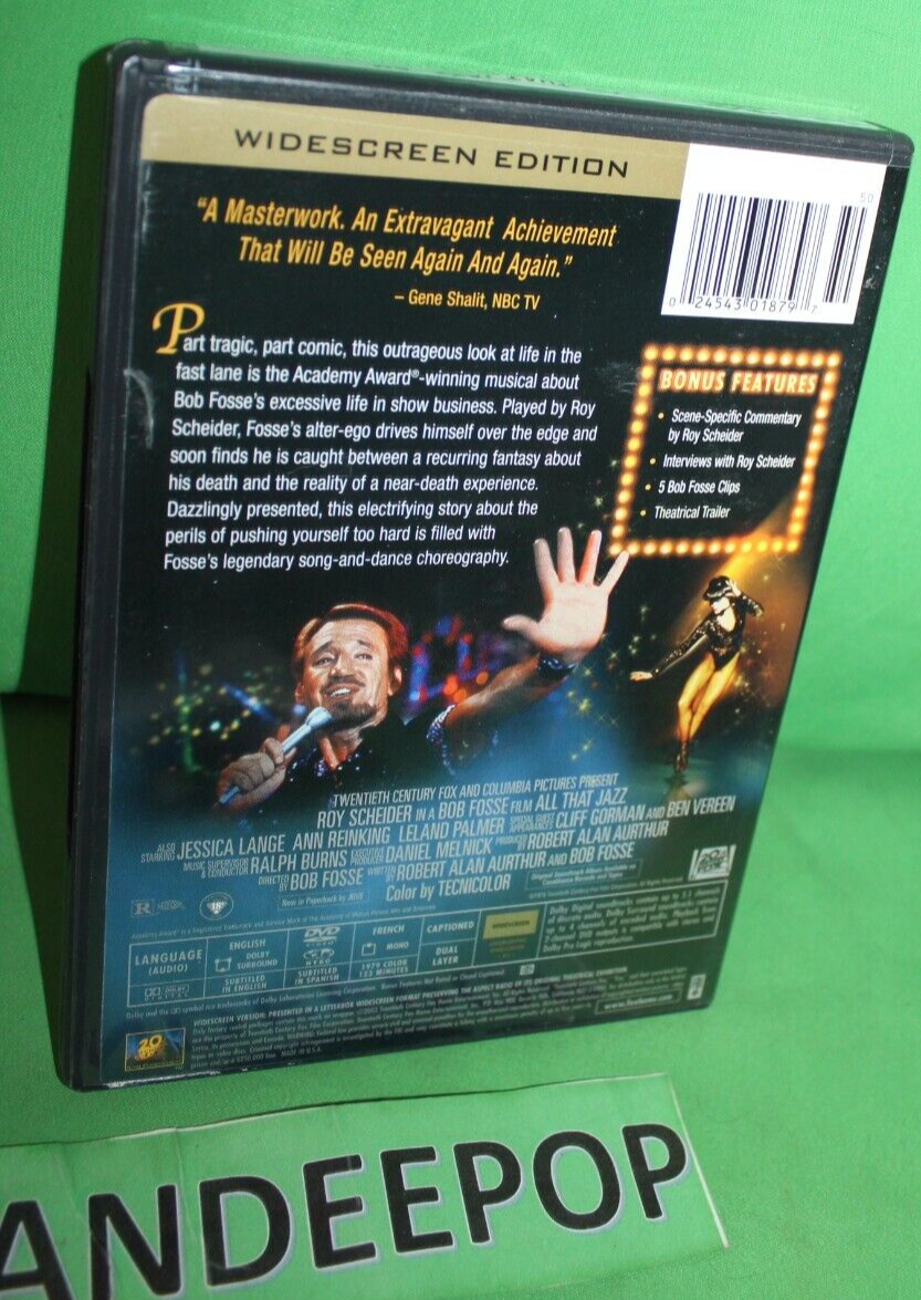 All That Jazz DVD Movie 24543018797 eBay
