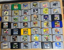 Tested/Genuine Nintendo 64 Lot Of 67 English ...