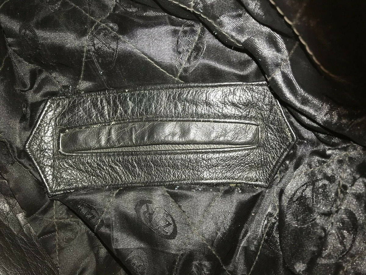 Z1R Genuine Leather Jacket Vintage Distressed Large Black Z1R Genuine Leather Jacket Vintage Distressed Large Black