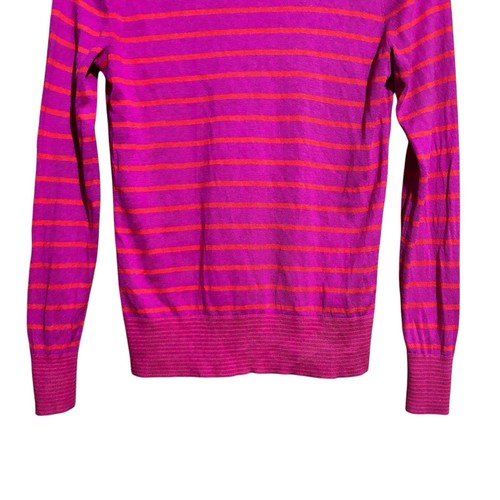 Banana Republic Pullover Damen XS Mehrfarbig Streifen Kaschmir Seide Mischung Pulli - Bild 4 von 9
