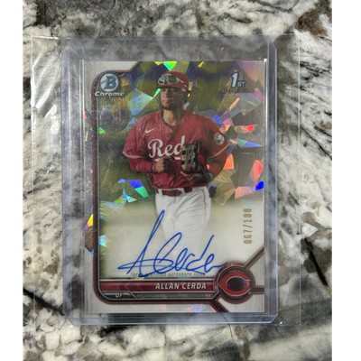 Topps 2022 Bowman Chrome Allan Cerda #CPA-AC Atomic Refractor Auto /100