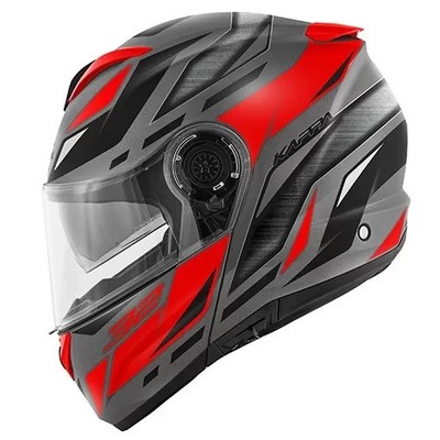 Kappa KV32 Orlando Modular Helmet STRONG Matt Titanium Red 1 Shell L XL