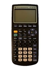 Texas Instruments TI-83 Plus Graphing Calculator Black - Tested & Working