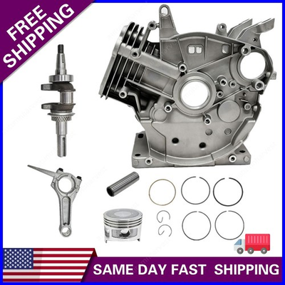 #ad New Fits Honda GX270 9HP Engine Rebuild Kit Piston Connecting Rod Block Parts $156.09