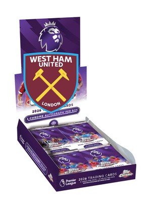 West Ham United Topps Chrome Premier League 2026 Pick your card Refractor Insert