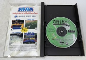Pebble Beach Golf Links (Sega Saturn)  CIB Complete w Reg Card & Tested