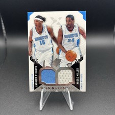 2004-0 SPX CARMELO ANTHONY & ANDRE MILLER Winning Combos  game-used Jersey