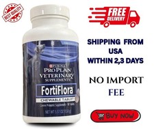 Purina Pro Plan FortiFlora Probiotic Supplements Dog 90 Chewable Tablet