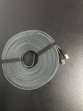 Cat 8 High Speed Ethernet Cable 50FT Braided Flat 26AWG 40Gbps 2000Mhz NEW