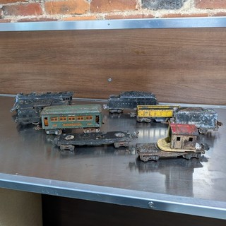 Lionel O Gauge Prewar Mixed Lot Engines Cars Tenders For Parts/Restoration