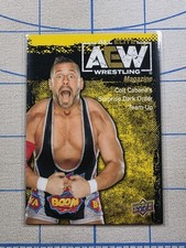 2021 Upper Deck AEW Colt Cabana Yellow Jazwares Parallel #86 Magazine Card
