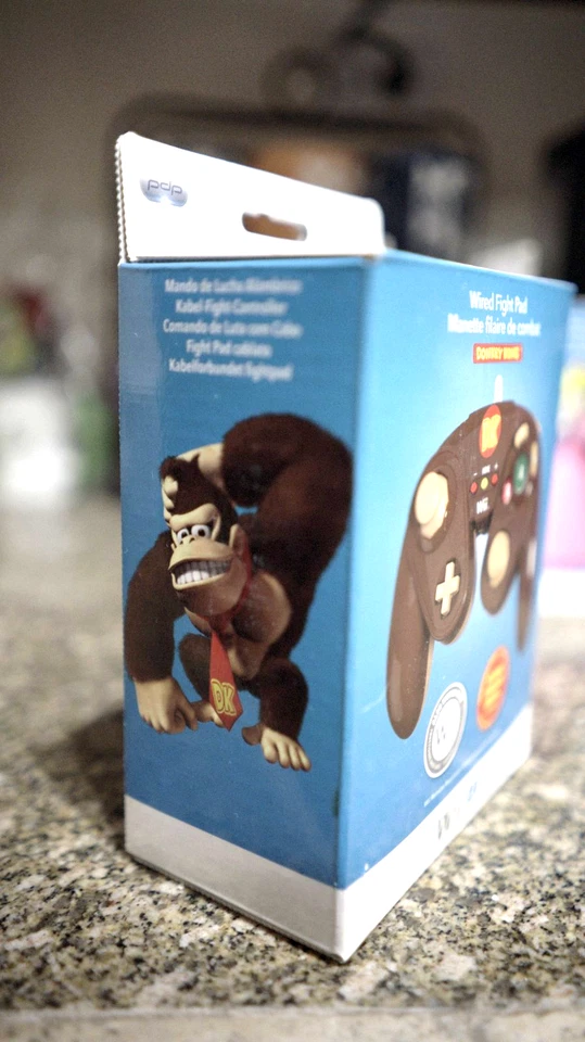 EXCLUSIVE Nintendo Wii U DONKEY KONG Controller Wired Fight Pad New Sealed - Image 3 of 4