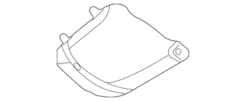 Genuine Ford Door Mirror Cover HC3Z-17A703-BA