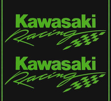 Kawasaki Racing Vinyl Decals Diff Size Colors Fits Atv Sxs Dirbtike Kx Kfx