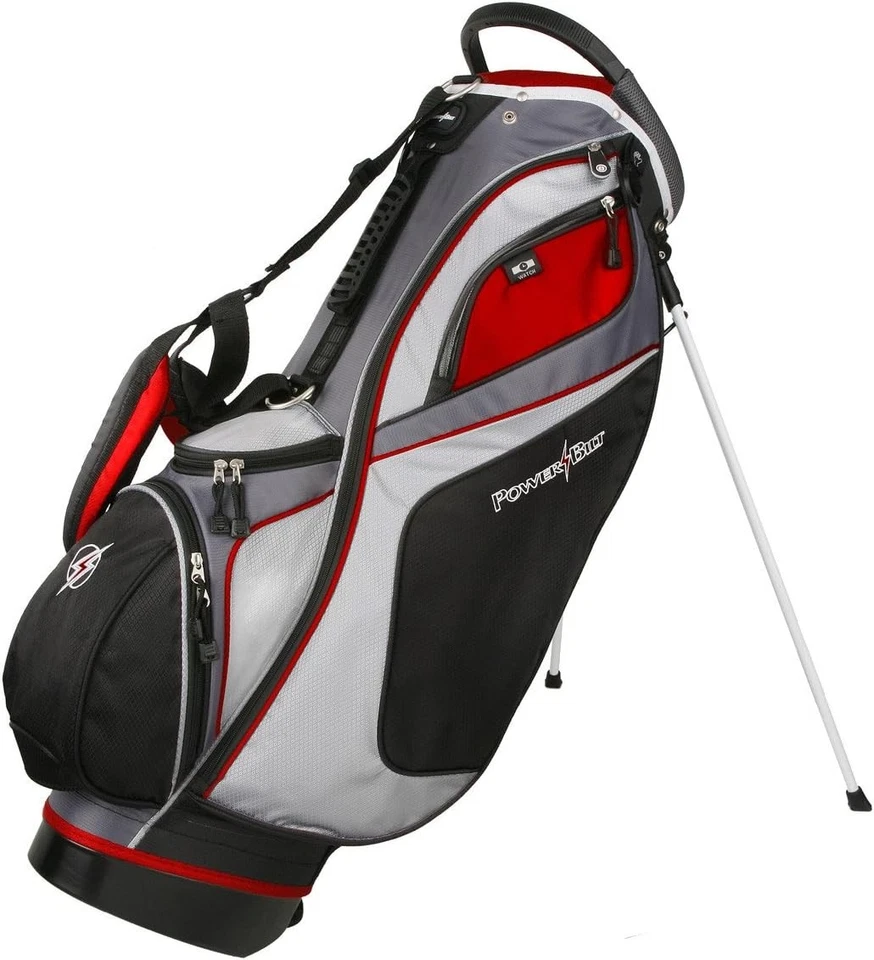 ¡Nuevo! Bolsa de pie de golf Powerbilt TPS Dunes 14 vías nailon ligero 5,4 libras Foto 3 de 4