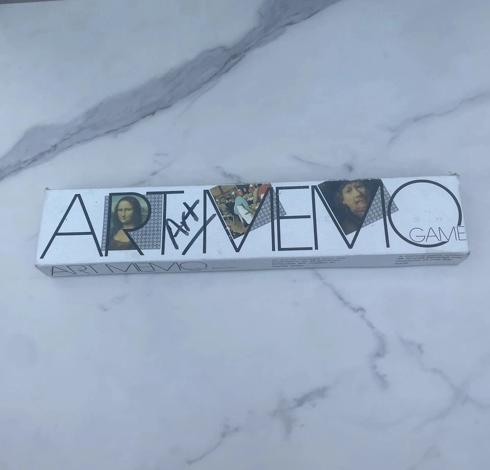 Piatnik Art Memo Card Game Famous Paintings Made In Austria Missing 2 Cards - Image 2 of 4