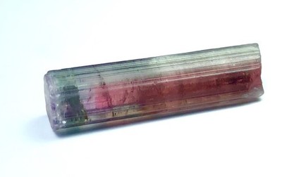 Saturated top Quality bi color  Watermelon  Tourmaline crystal from afg
