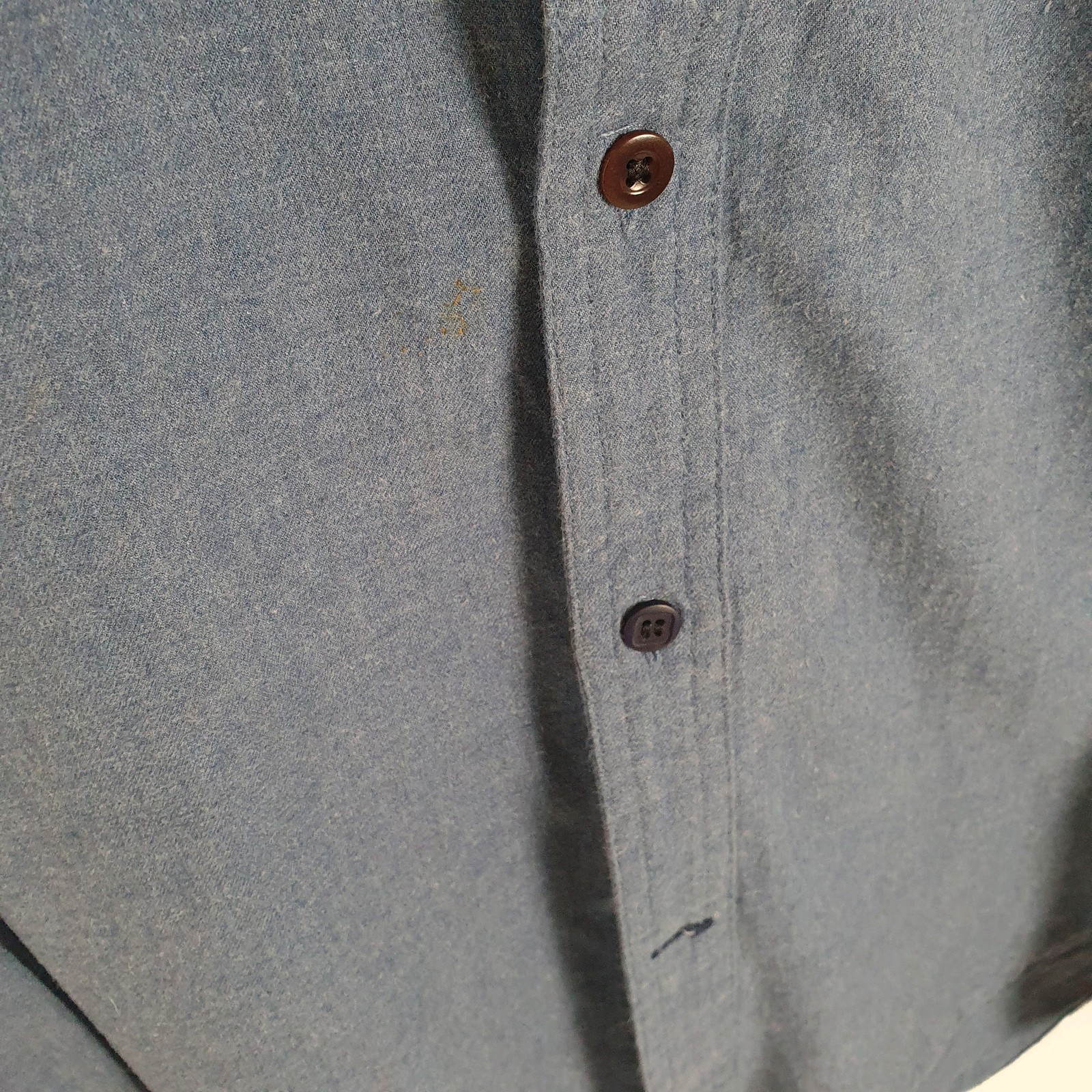 TOMMY HILFIGER Blue Shirt Long Sleeve Casual Mens M image 4