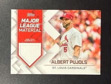 2022 TOPPS UPDATE ALBERT PUJOLS MAJOR LEAGUE MATERIAL GAME USED