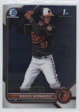 2022 Bowman Chrome Prospects Maikol Hernandez #BCP-155 6tw