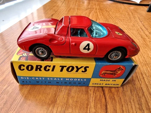 Corgi 314 Ferrari Berlinetta 250 Le Mans In Original Box - Vintage 1960s Model