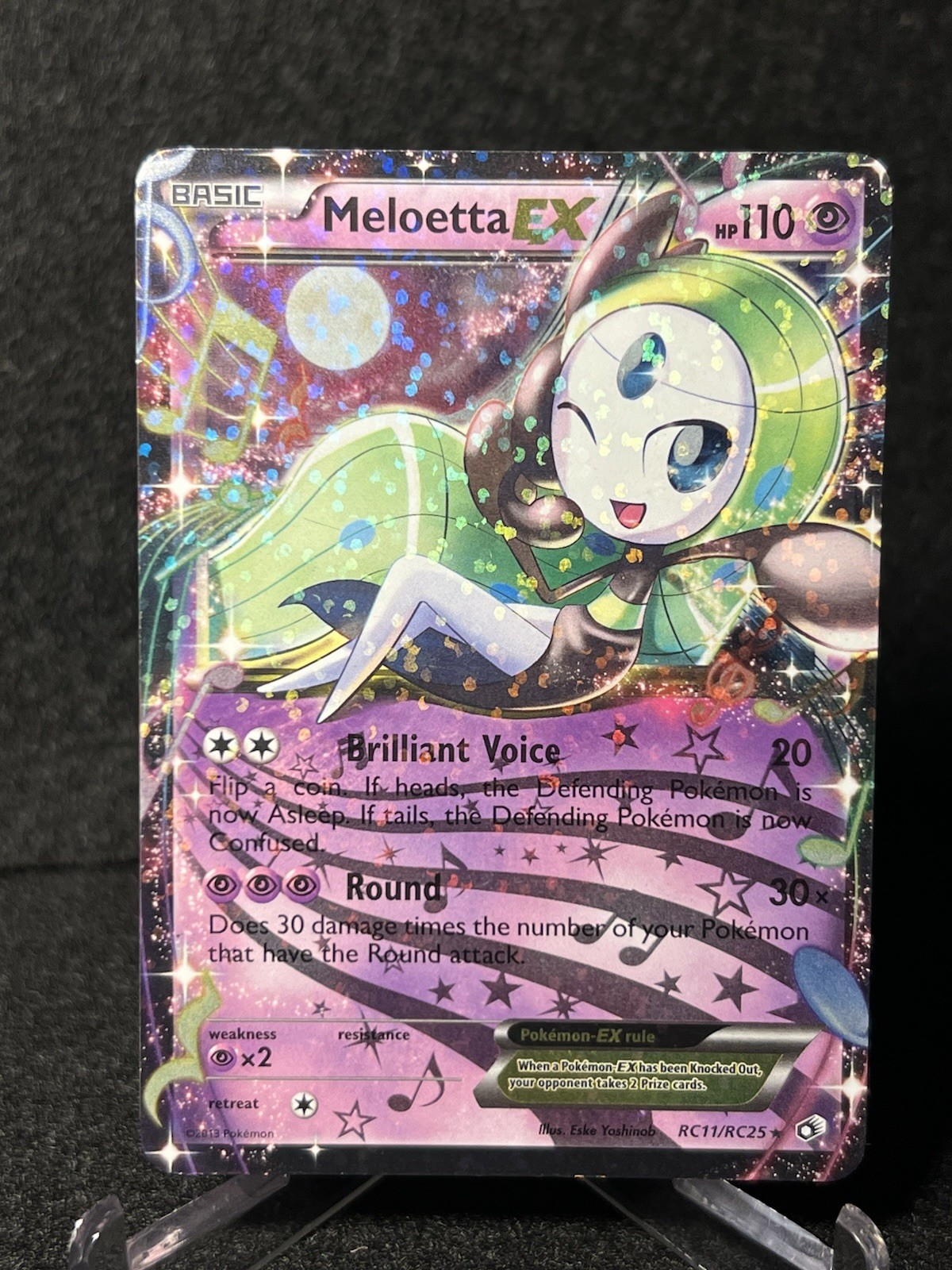 Pokemon - Meloetta EX #RC11/RC25 - Legendary Treasures: Radiant Collection Ultra