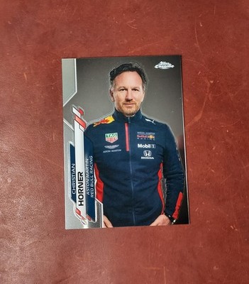 2020 Formula 1 Topps Chrome Christian Horner #90 Redbull Manager F1 RC