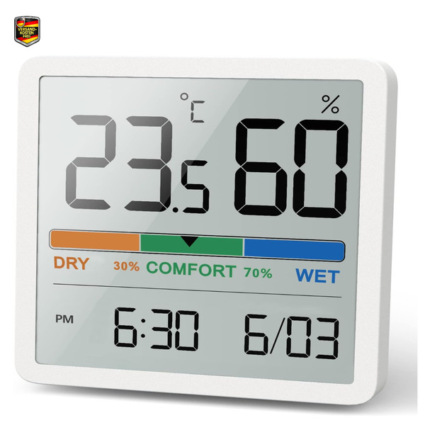 Noklead Digitales Thermo-Hygrometer Tragbares LuftfeuchtigkeitsmessgeräT-image