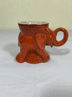 Vintage 1969 Frankoma Nixon / Agnew GOP Elephant Mug Cup Orange
