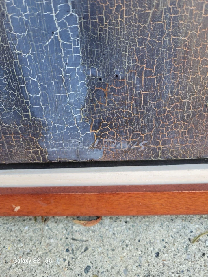 Original pintado a mano por Paul H. Davis (45” X 40”) Foto 2 de 4