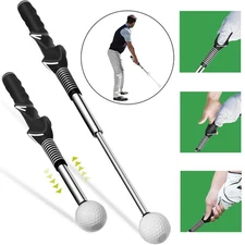 Golf Swing Trainer Aid Training Golf Practice Swing Groover & Hitting Adjustable