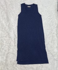 Madewell Jersey Tank Dress Women’s Size M Medium Blue Maxi Beach Resort Viscose