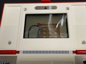 Mickey Donald Game Watch Nintendo Box with Instructions #2cb6e7